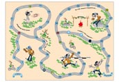 Детская развивающая настольная игра